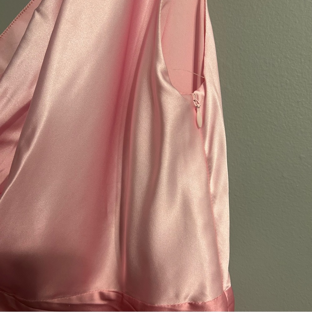 Adelyn Rae One-Shoulder Pink Gradient Dress - Picture 9 of 12